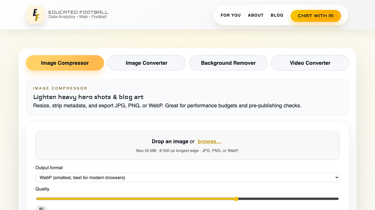 Nikita Image Tools page with image conversion, compression, background removal, and video compression options.