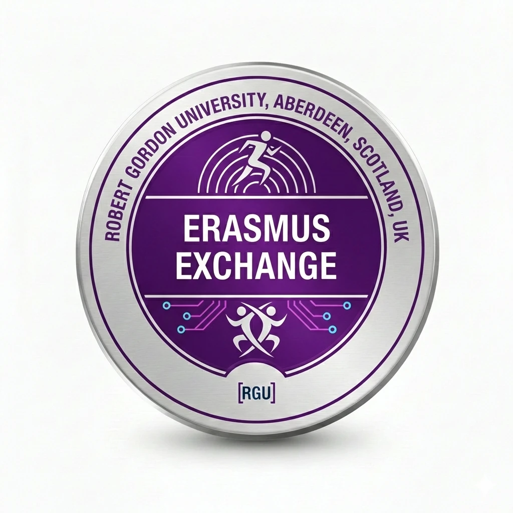 Erasmus Exchange badge, Robert Gordon University